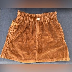 Zara girls corduroy skirt size 10
